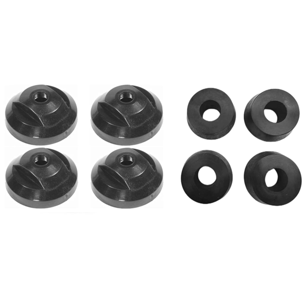 Set of 4 Bushings & End Caps 23-99291T, 19-14842 for Mercruiser R/MR/Alpha One