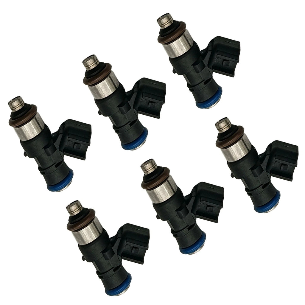 Set of 6 Fuel Injectors for Lincoln MKS, Ford Flex, Mazda 3.5, 3.7L (2007–2012)