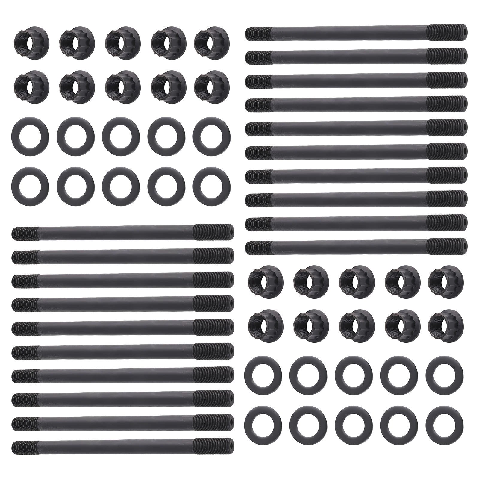 Head Stud Kit with 12-Point Nuts & Washers for Ford F250 F350 (2003–2007)