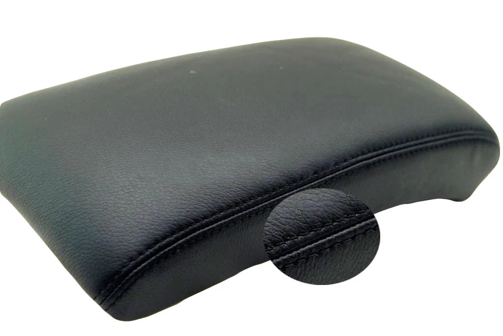 Center Console Armrest Cover for Chevrolet Malibu (2008–2012) Black Leather