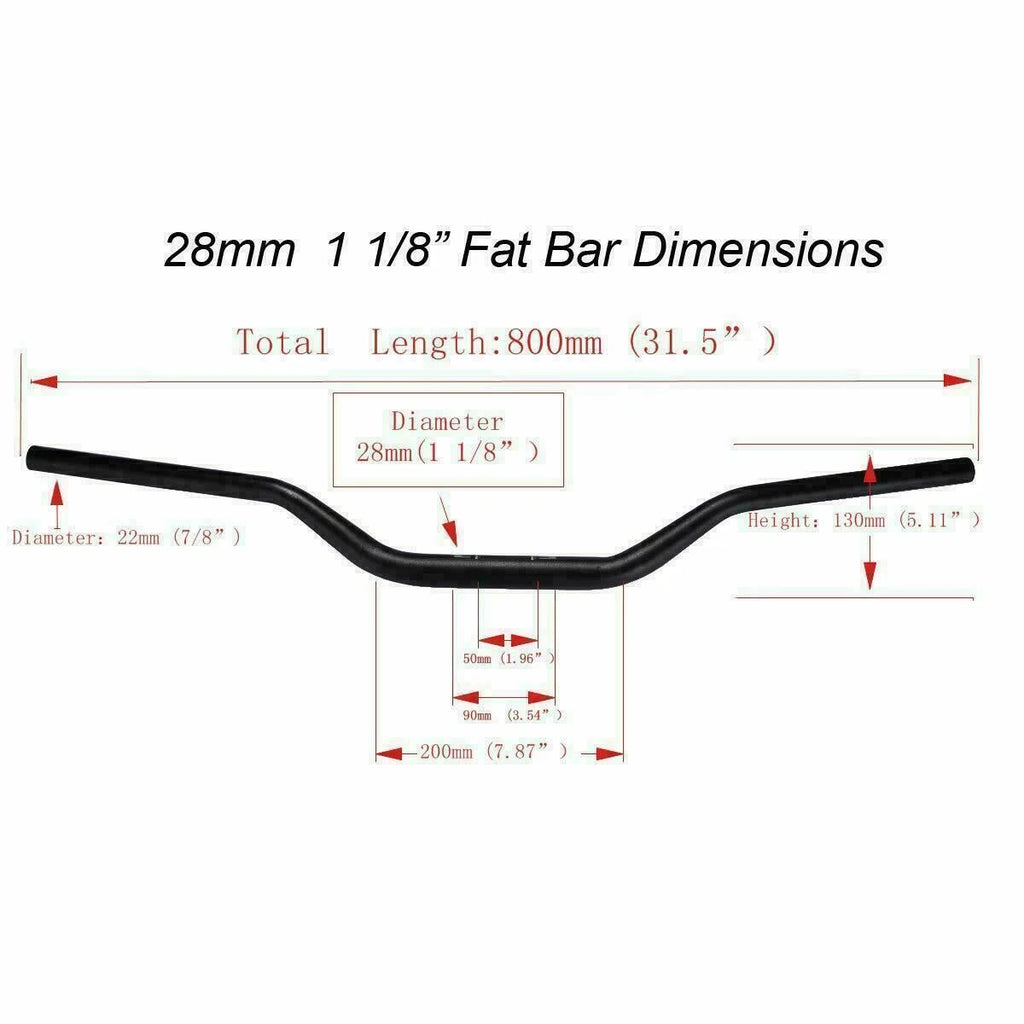 28MM Handlebar Grips Mount Clamps for Motorcycle Street Dirt Bike