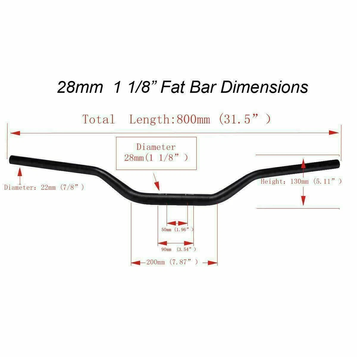 28MM Handlebar Grips Mount Clamps for Motorcycle Street Dirt Bike