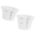Translucent Silicone Measuring Cup Set of 2 (250ml, 500ml)