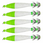 Glow Squid Jig Lure for Night Fishing (3.5# & 4.0# Size Options)