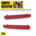 2X Rear Bumper Lower Reflector Lights Trim for Toyota Corolla (2020–2022)