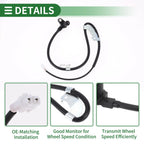 ABS Wheel Speed Sensor No. 5621059J00 for Suzuki Aerio (2002–2004)