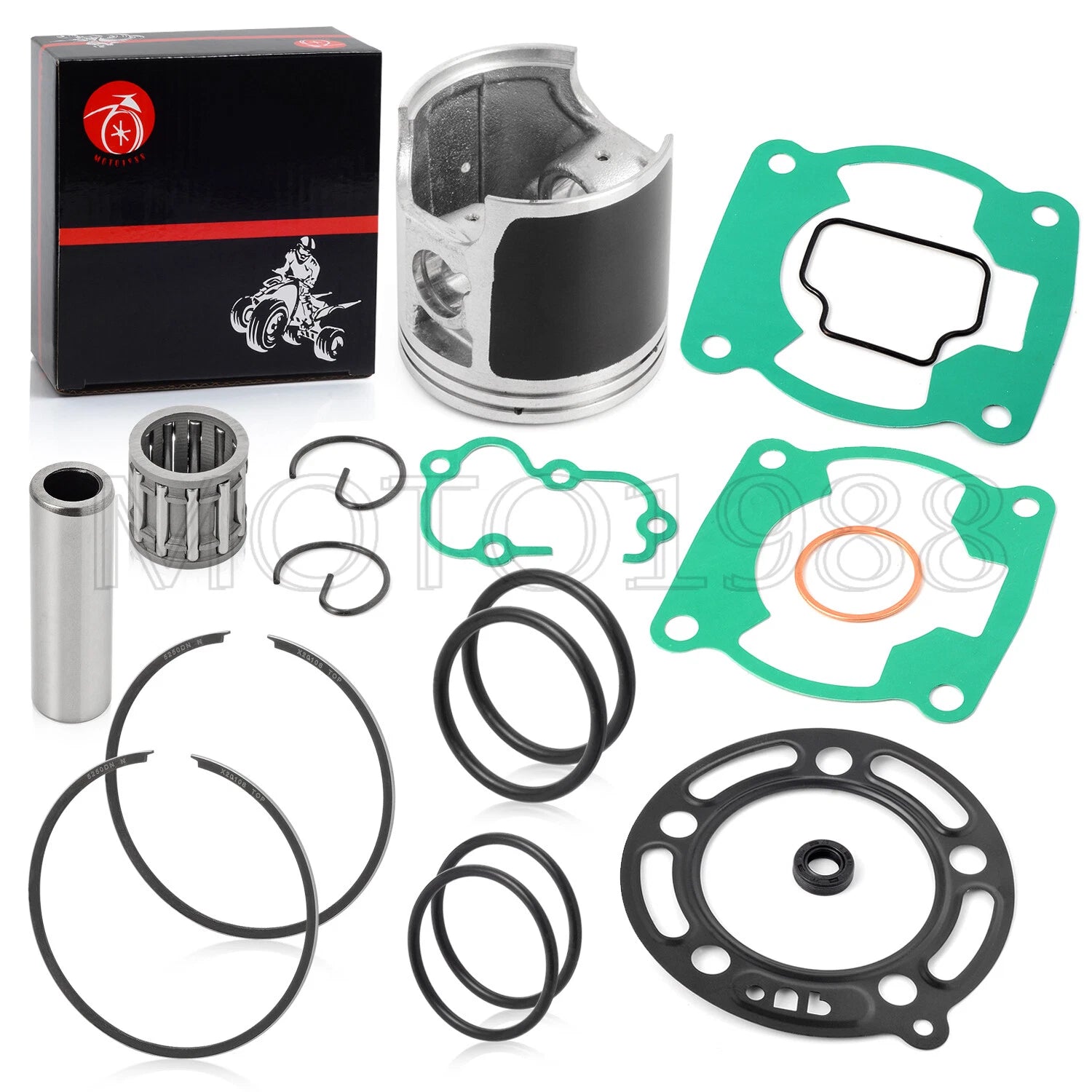 Piston Bearing & Piston Ring Gasket for Kawasaki KX100 (1995-2013)