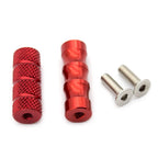 M6 6mm Foot Peg Gear Shift Brake Lever Toe Peg Pedal for Universal Motorcycle