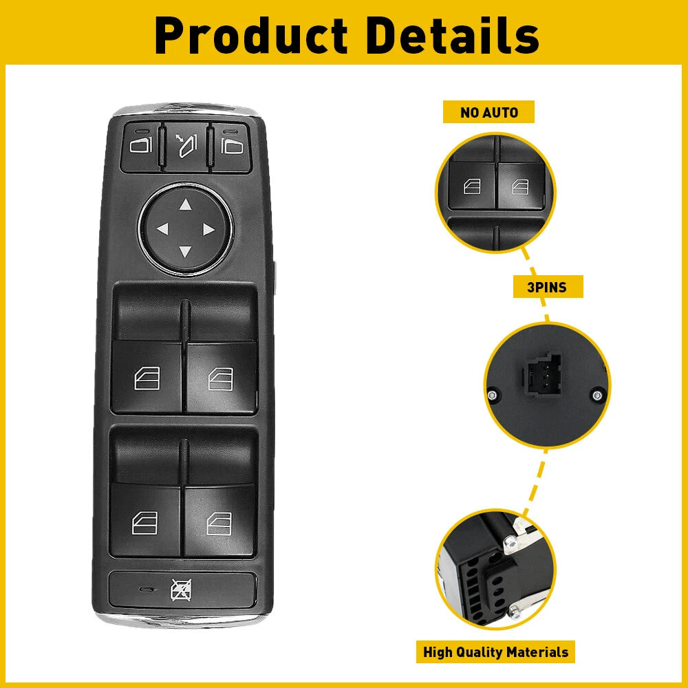Power Window Master Switch for Mercedes-Benz CLA250 CLA45 AMG (2014â2020)