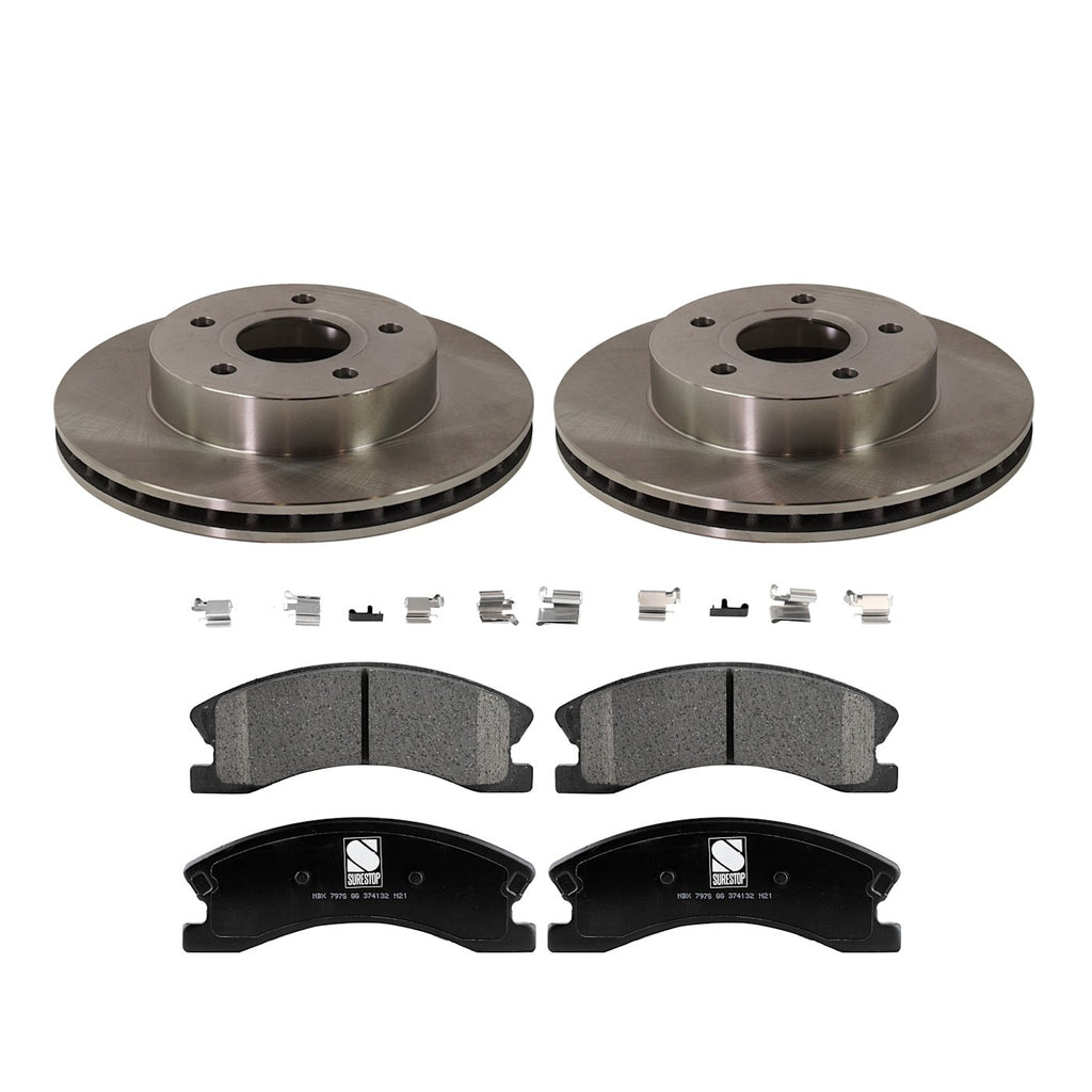 Brake Disc and Pad Kit for Jeep Grand Cherokee (1999–2004)