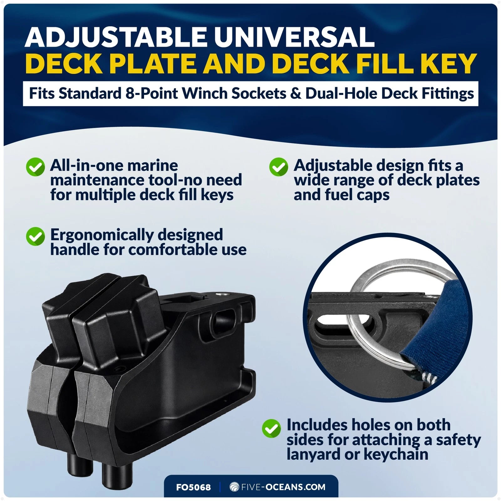 Adjustable Universal Deck Plate and Fill Key for (FO5068)