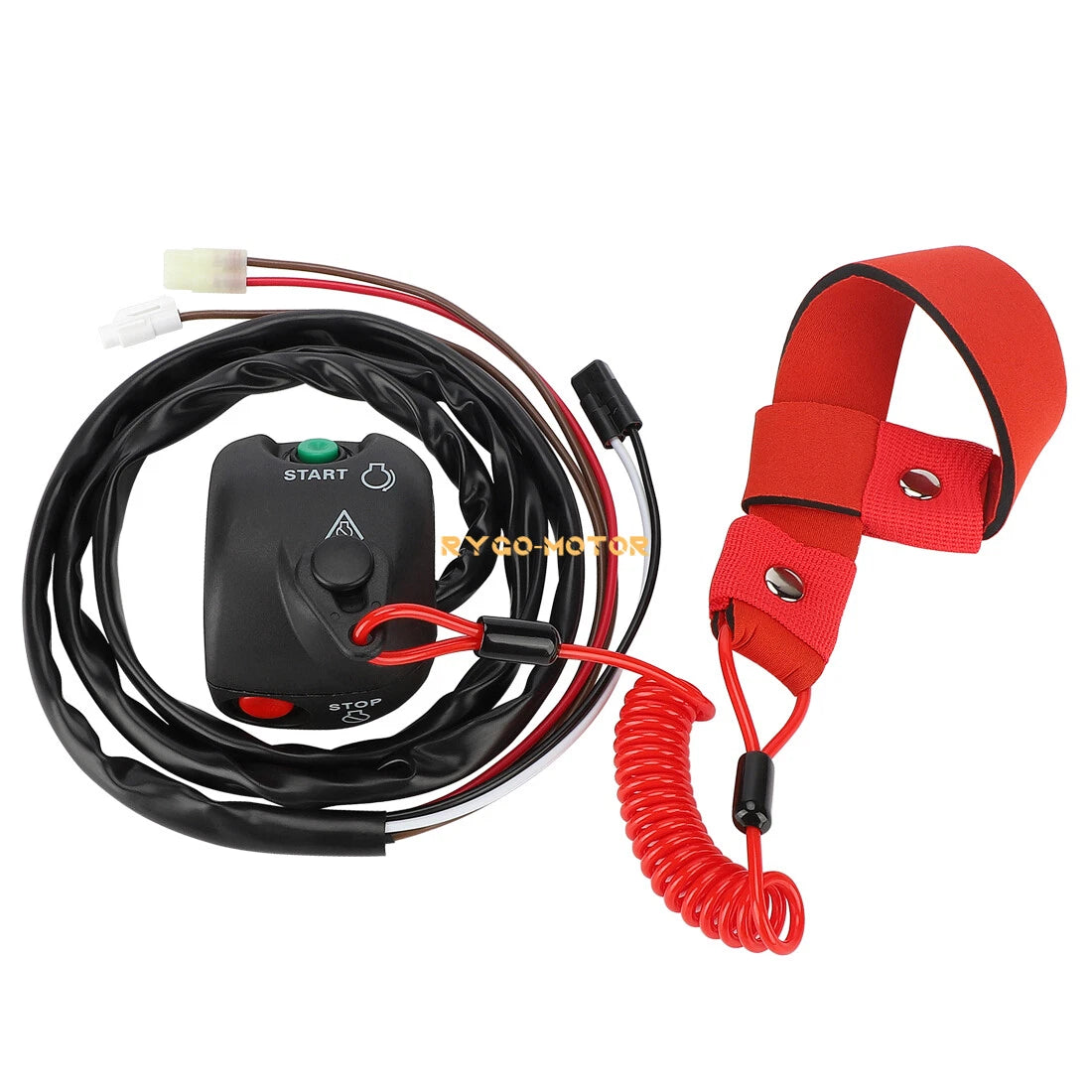 Handlebar Start Stop Switch & Lanyard for Yamaha XL1200 WaveRunner (1999–2000)