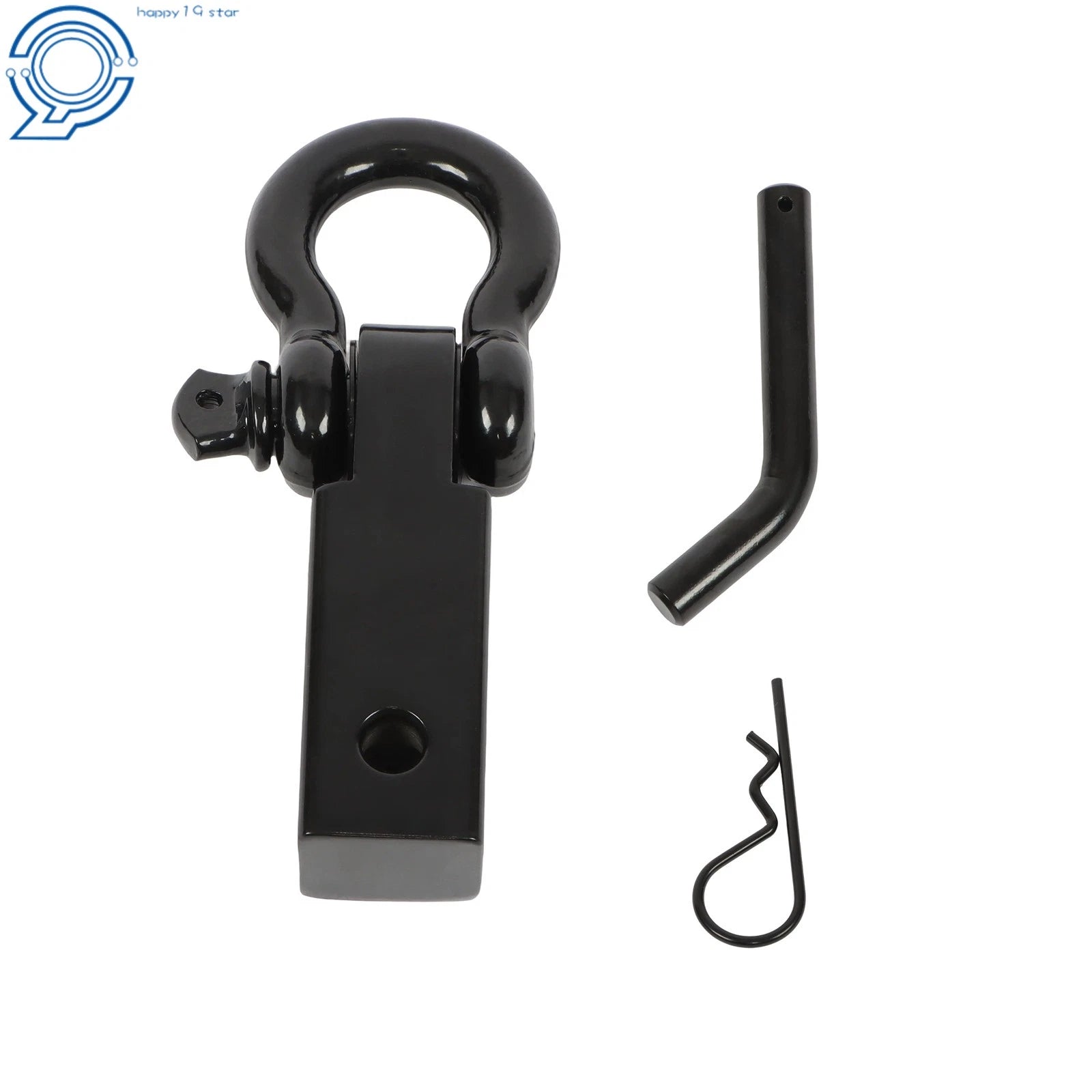 2" Receiver Tow Hook with 3/4" D-Ring Shackle for Universal Fit