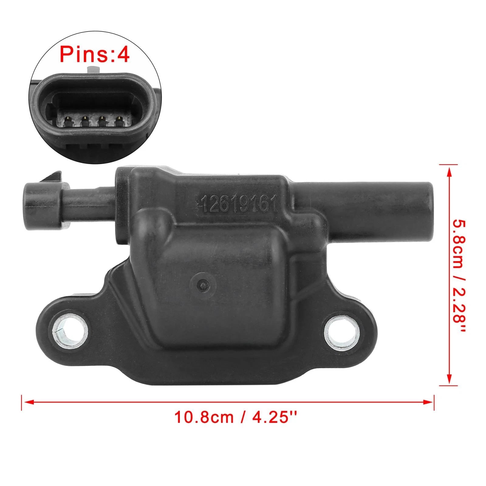 Ignition Coil 12619161 for Cadillac CT5 CTS Escalade, Chevrolet 
