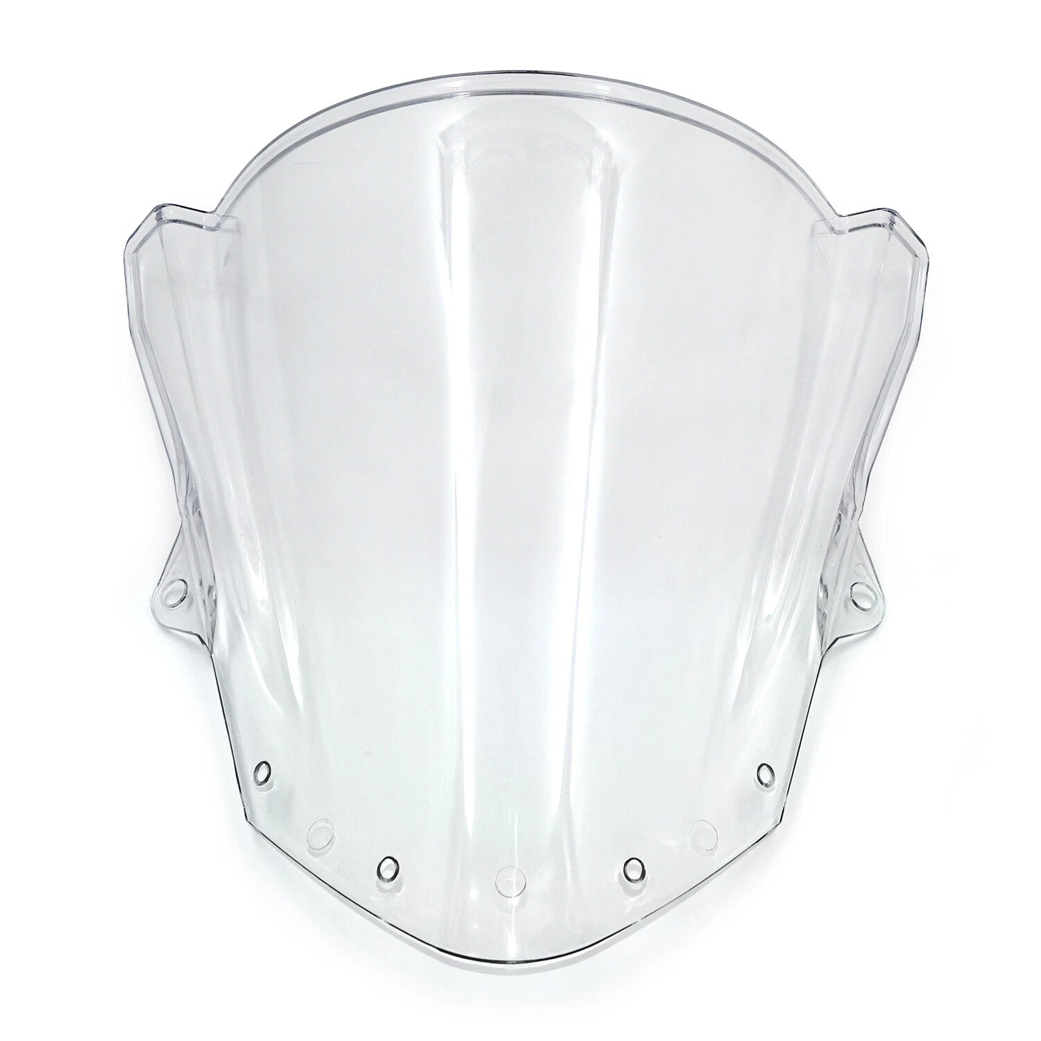Clear Double Bubble Windshield for Kawasaki ZX6R/ZX-6R (2009–2014) / ZX-10R (2008–2010)