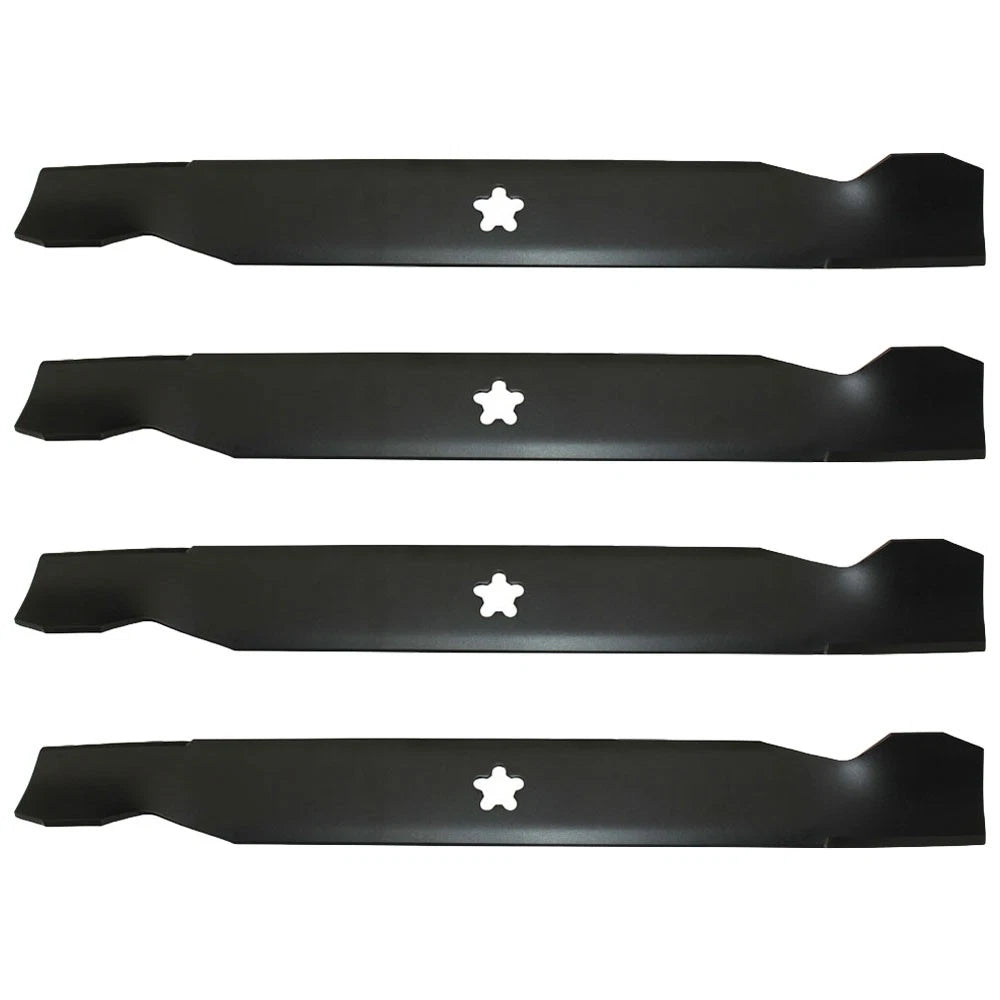 Set of 4 Mower Blades for Craftsman (Replaces 127842, MOM70-0014)