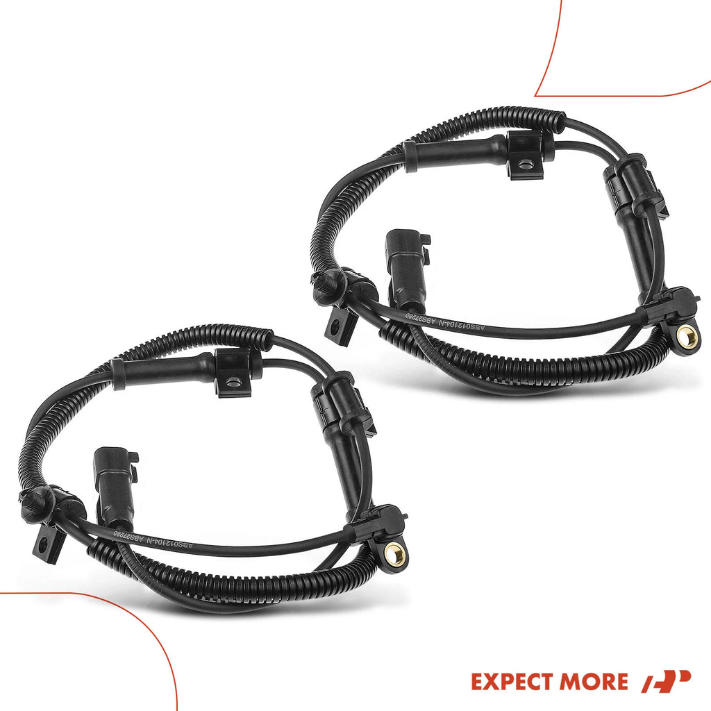 2X Front ABS Wheel Speed Sensors for Ford F-250 F-350 F-450 (2005–2016)