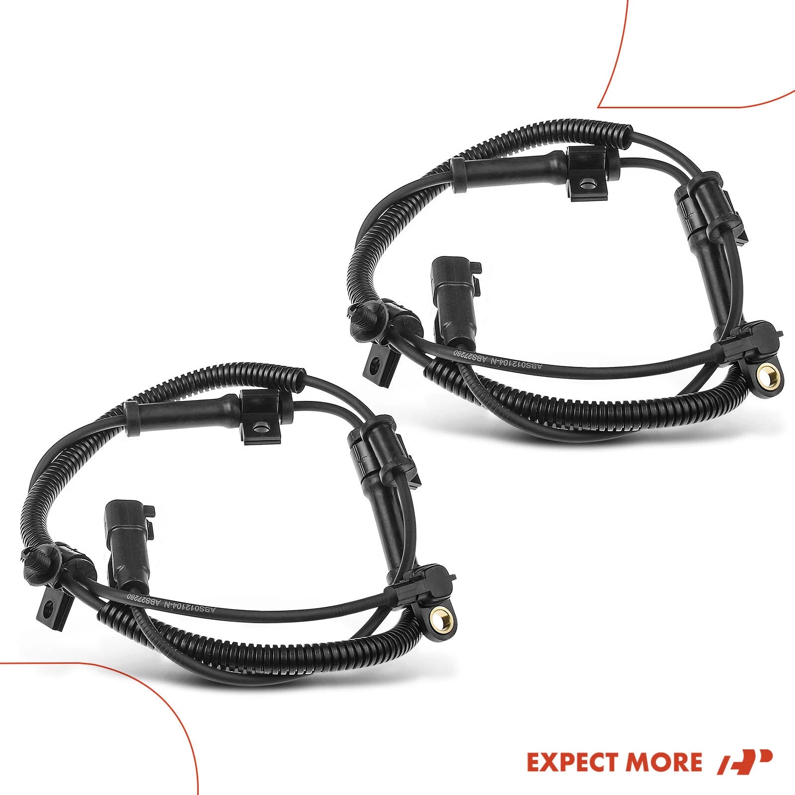 2X Front ABS Wheel Speed Sensors for Ford F-250 F-350 F-450 (2005–2016)