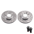 Front Brake Rotors Set of 2 for Honda Civic/Civic Del Sol (1990–2000) S31029