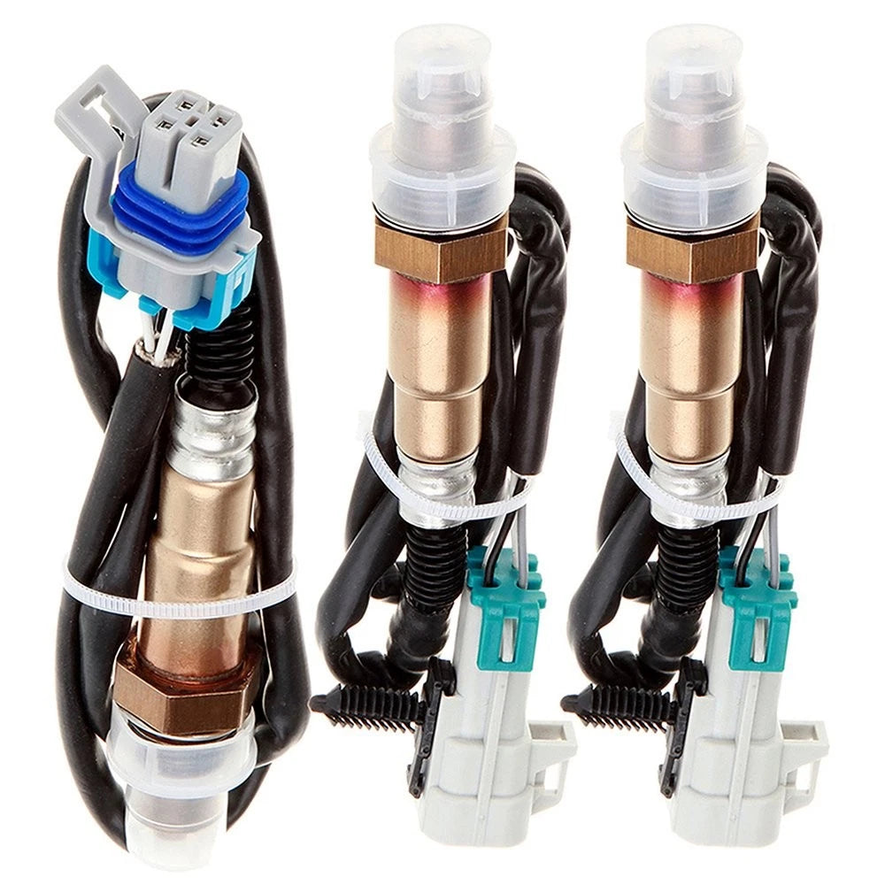 3pcs Oxygen Sensor Set for Cadillac DeVille Seville 2001–2002 4.6L V8