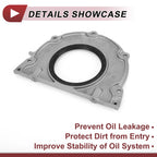 1Pc Crankshaft Oil Seal with Flange for Cadillac Buick Chevy (No. 12620955)
