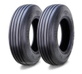 Set of 2 Heavy Duty 11L-15 Rib Implement Tires I-1 Pattern 12 Ply - 16010
