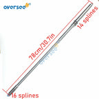 Drive Shaft L for Yamaha F50 F60 Outboard Motor (2000–2023) 69W-45501-00, 6C5-45501-00