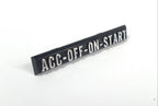 Ignition Plate Emblem for Chevrolet C10 C20 K20 (1969–1972)