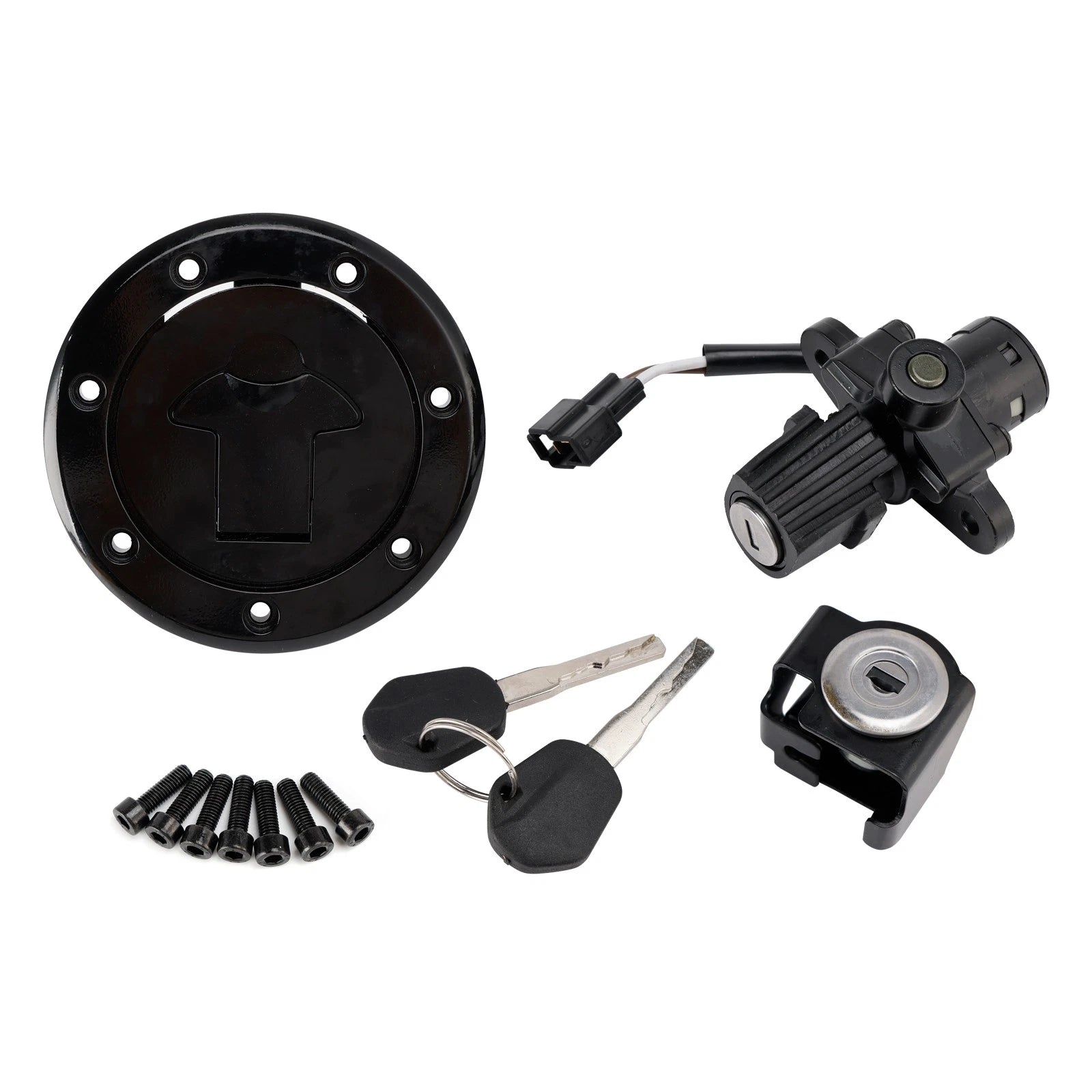 Ignition Key Switch Tank Seat Lock Set for 390 Duke 250 200 ABS (2017–2023)