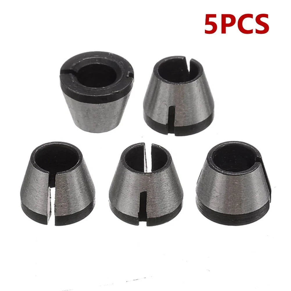 Router Bit Collets for Router Bit Trimmer (1/4" Shank)