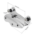 Chrome 4 Point Docking Hardware Kit for Harley Touring Street Glide (2009–2013)