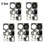 Set of 5 Carburetor Rebuild Kits for Stihl HS46 HS56 (ZAMA RB-243)