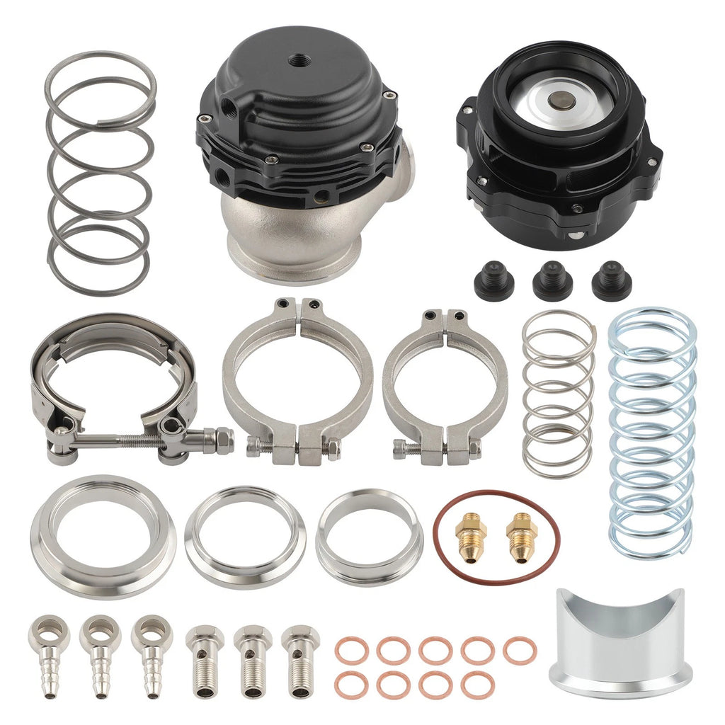 44mm External Wastegate & 50mm Blow Off Valve Combo for Turbo Vehicles