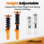 Coilover Struts Shocks Kit for BMW E46 3 Series (1998-2006)