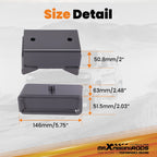 2" Rear Lift Kit with U-Bolts for Mercedes-Benz Sprinter 2500 (2007–2018)