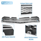 Front Upper Bumper Grille for Chevrolet Equinox (2010–2015) Chrome