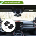 Set of 1 Sun Visor Repair Kit for Dodge Ram 1500 (2019–2023) Black