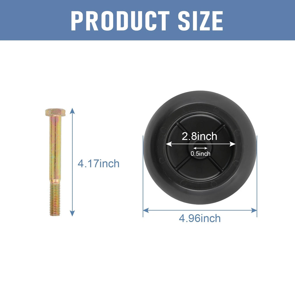 Set of 6 Mower Deck Wheels for Hustler Raptor SD & Super Sport