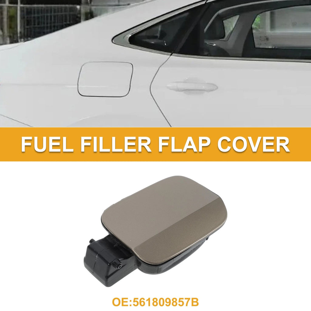 Fuel Tank Door Caps for Volkswagen Passat (2011–2018) Gold Tone