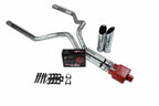 Dual Exhaust Kit for Ford F150 (2015–2020) - 3" with Slash Tips
