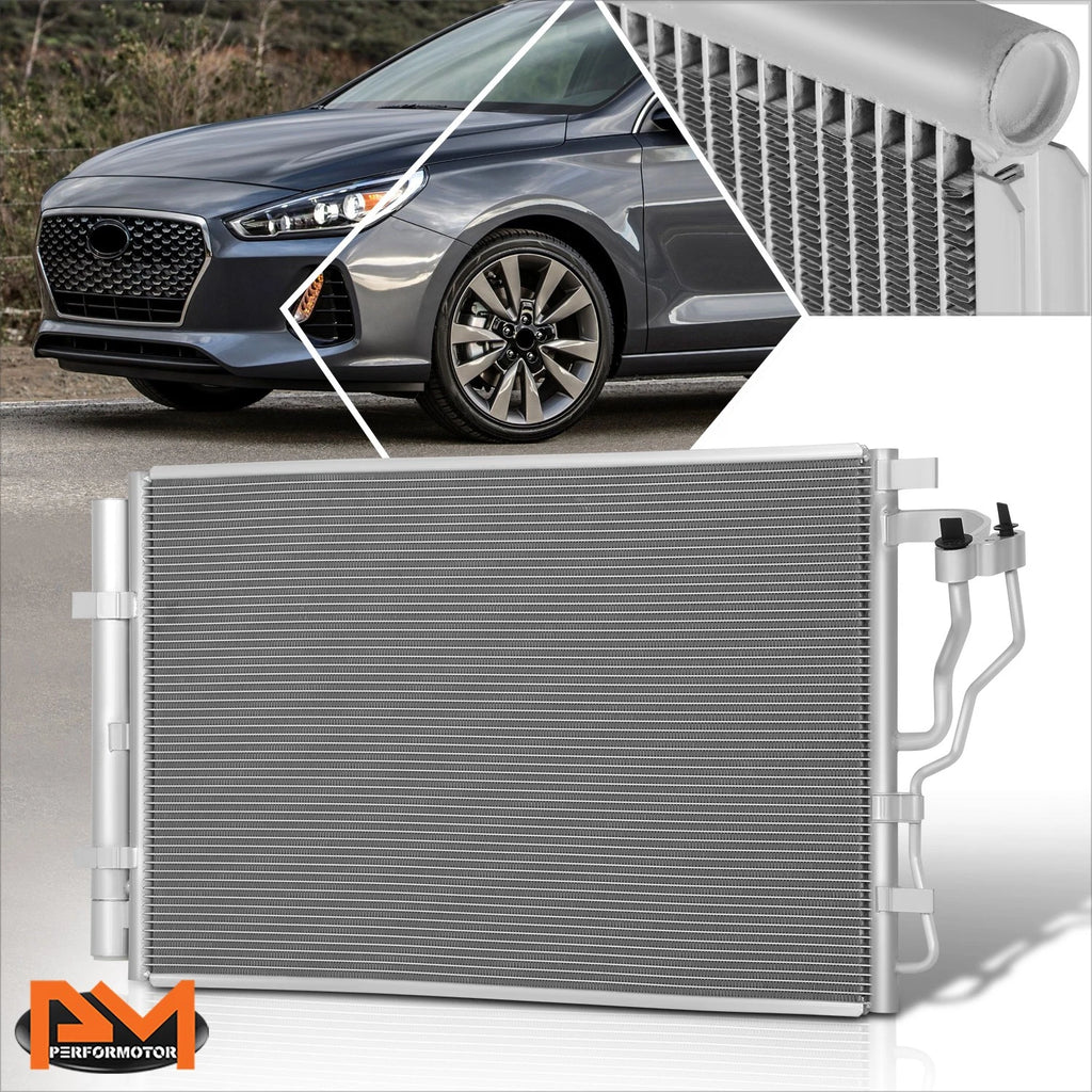 AC Condenser for Elantra GT Forte Forte5 (2014–2018) - Aluminum Core