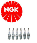 Set of 6 NGK Laser Platinum Spark Plugs BKR6EQUP for
