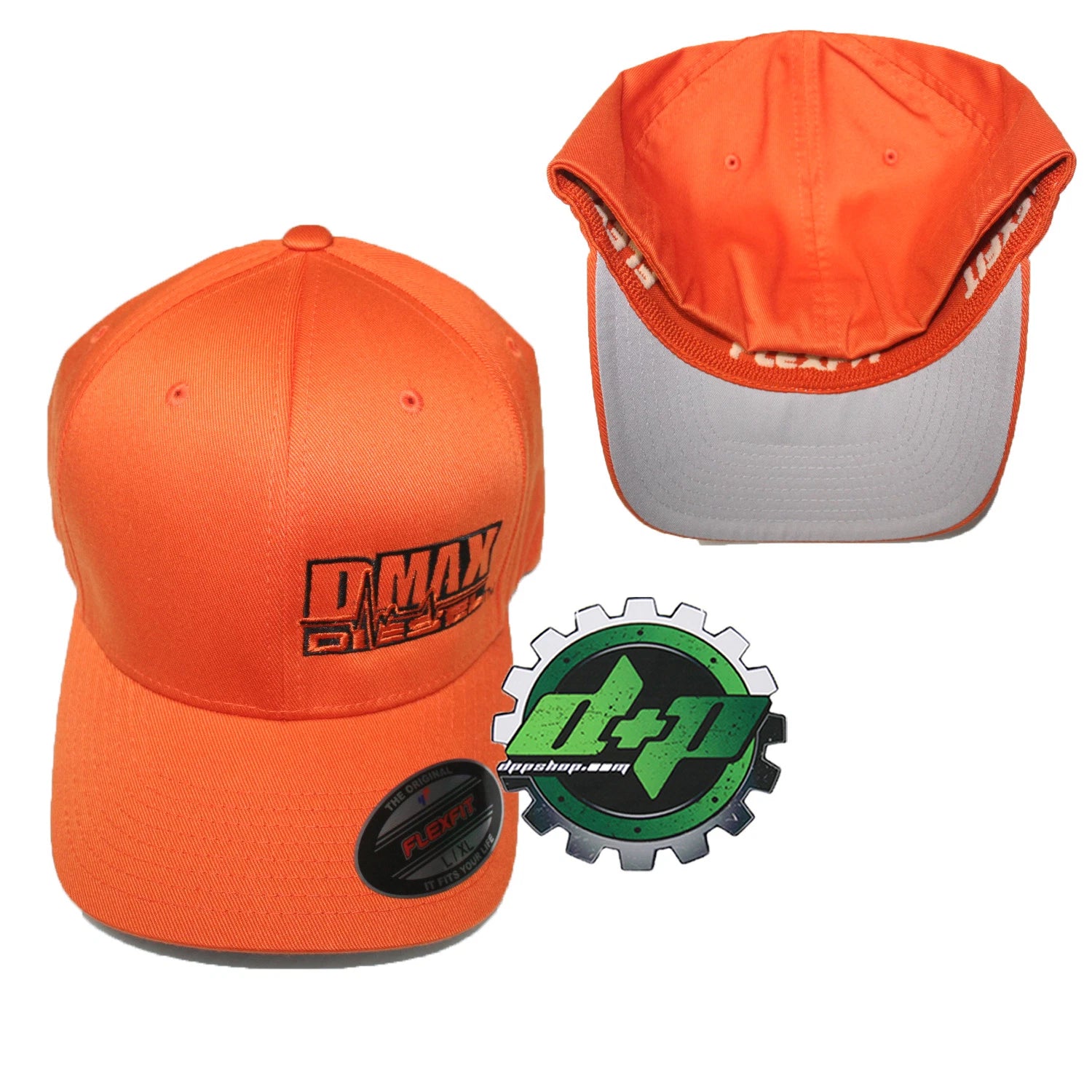 Flexfit Trucker Hat for Chevy Duramax (L/XL) - Orange