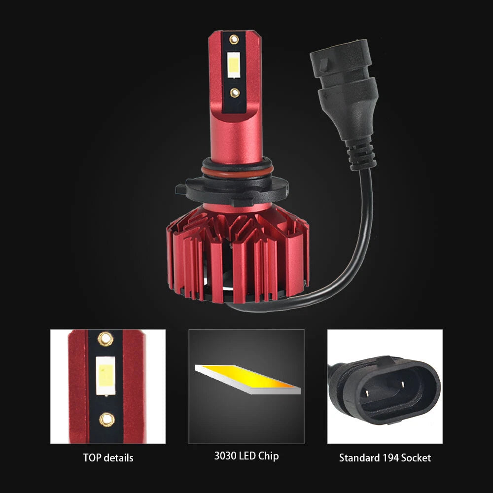 2X LED Headlight Bulbs for
