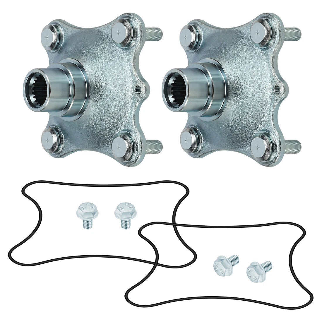 2X Front Wheel Hub Kit for Honda Foreman 450 TRX450FE TRX450FM (1998–2004)