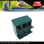 6 Hole Roll Away Nesting Box for Chicken Coop