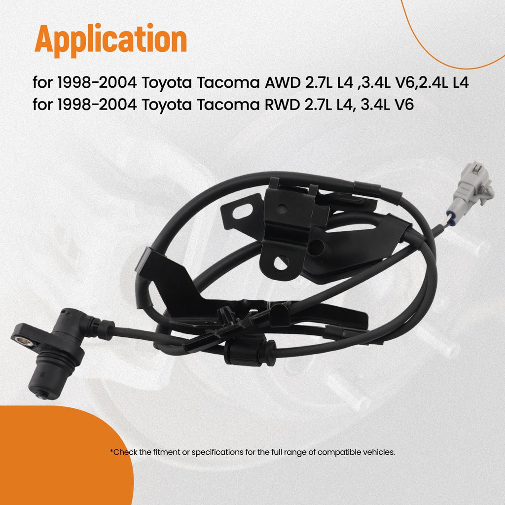 Set of 4 ABS Wheel Speed Sensors for Toyota Tacoma (1998–2004)