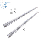 Set of 2 Linear Rails with 4 Bearing Blocks for Custom Applications