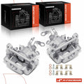 Pair Rear Brake Calipers with Brackets for Mitsubishi Outlander Sport (2013–2018)