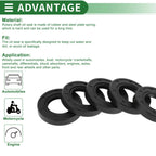 Set of 5 Oil Seal Rotary Shaft Seal NBR Rubber 22x38x7mm